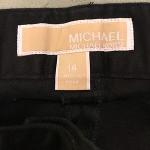 Black ankle length pants